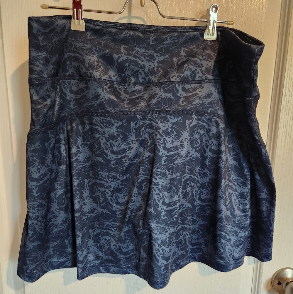 NWT Greg Norman Women's Navy Golf Skort Tennis Lrg Athleisure Running Pickleball